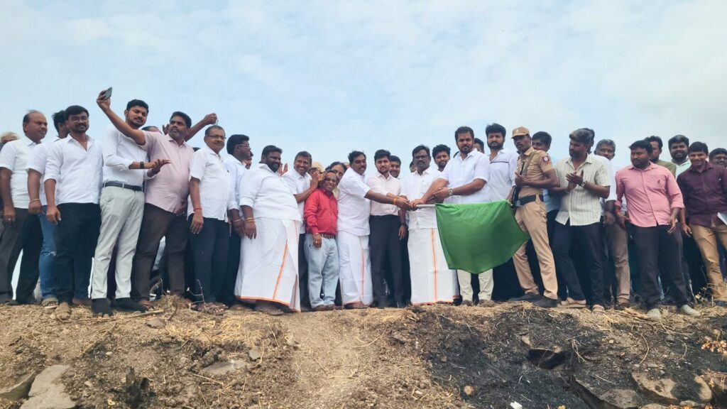 நாமக்கல் காவேட்டிப்பட்டி ஏரி தூர்வாரும் பணி தொடக்கம்; 2 மாதங்களில் நிறைவு – அமைச்சர் லோகேஷ் தமிழ்ச்செல்வன்