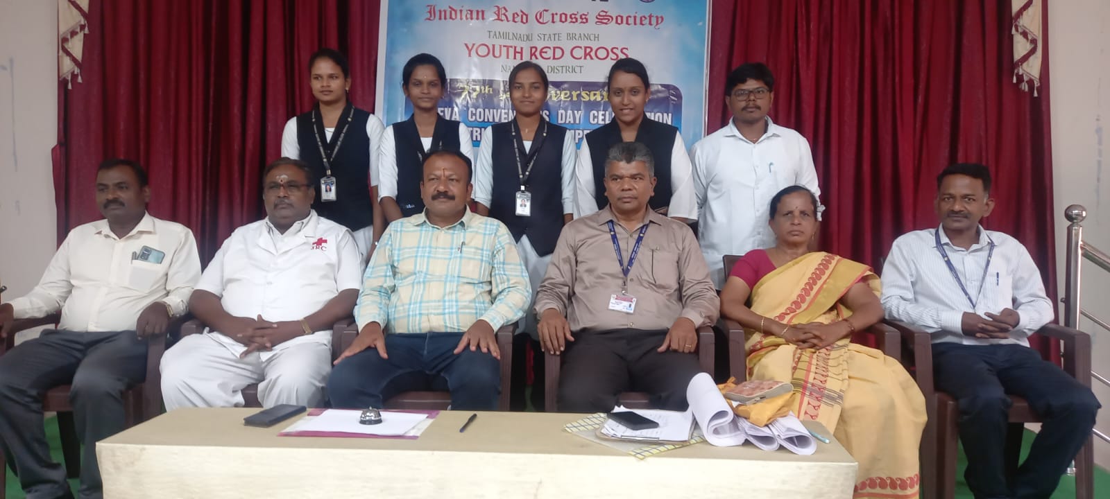 நாமக்கல் அரசு கலைக்கல்லூரியில் ஜெனிவா ஒப்பந்த தின போட்டிகள்; மாணவர்கள் ஆர்வத்துடன் பங்கேற்பு.