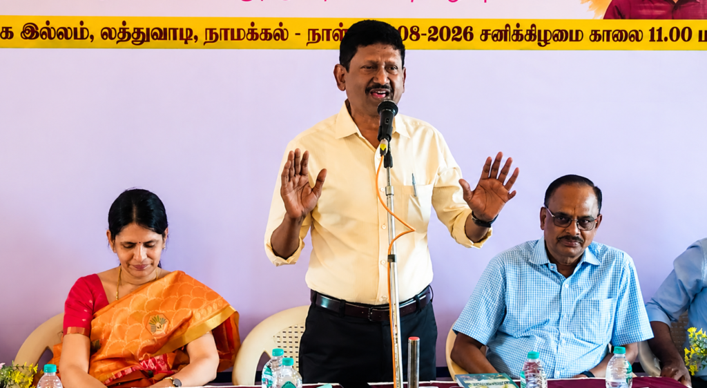 நாமக்கல்லில் ‘இனித் தமிழ் இயக்கம்’ தொடக்கம்: தமிழ் பயன்பாட்டை அதிகரிக்க சகாயம் வலியுறுத்தல்.