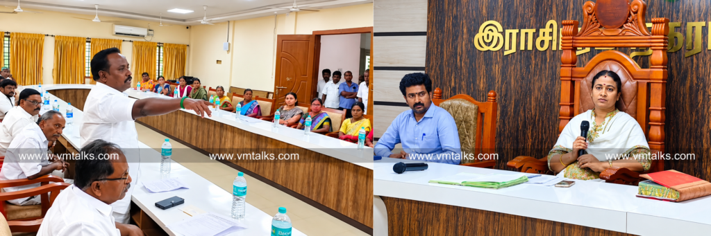 ராசிபுரம் நகர மன்ற கூட்டத்தில் 16 தீர்மானங்களுக்கு எதிர்ப்பு.