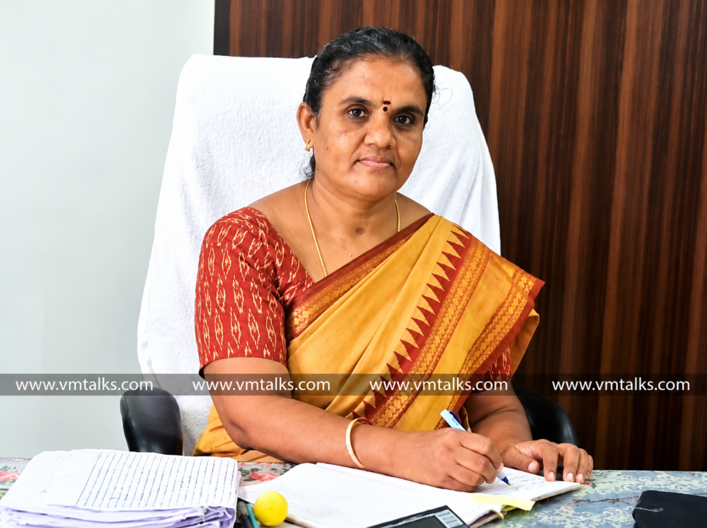 குமாரபாளையம் புதிய தாசில்தார் கே. கீதா பொறுப்பேற்பு.